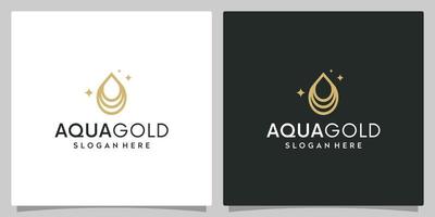 acqua olio astratto logo design modello con linea stile grafico design. pulizia vettore illustrazione. icona, simbolo, creativo.