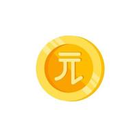 nuovo Taiwan dollaro, moneta, i soldi colore vettore icona