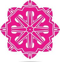 vettore Immagine di ornamentale design elemento nel rosa colore