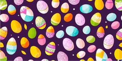 vettore illustrazione di Pasqua uovo figli di illustrazione