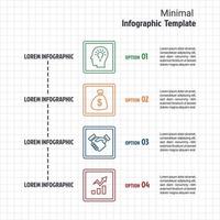 business infografica minima vettore