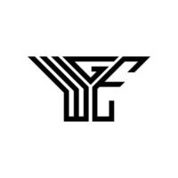 wge lettera logo creativo design con vettore grafico, wge semplice e moderno logo.