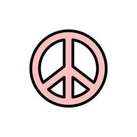 cartello, pace vettore icona