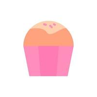 Cupcake torta colore vettore icona