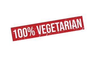 100 per cento vegetariano gomma da cancellare francobollo vettore