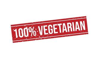 100 per cento vegetariano gomma da cancellare francobollo vettore