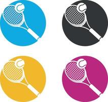 vettore clip arte di un' logotipo per un' tennis scuola