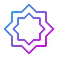 decorazione icona pendenza viola colore Ramadan simbolo Perfetto. vettore