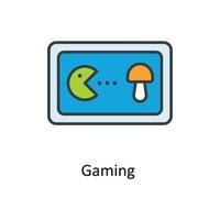gioco vettore riempire schema icone. semplice azione illustrazione azione