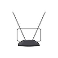 televisione tv antenna cartone animato vettore illustrazione