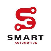 introducendo un' elegante e moderno logo per un settore automobilistico servizio azienda quello Caratteristiche il lettera S. vettore