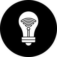 inteligente lampadina vettore icona stile