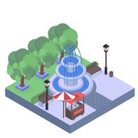 Vector Isometric Park