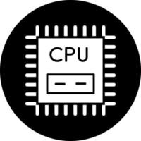 processore vettore icona stile