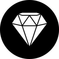 diamante vettore icona stile