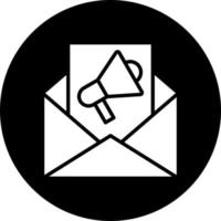 e-mail marketing vettore icona stile