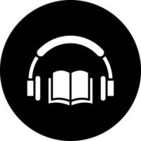 Audio libro vettore icona stile