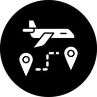 volo indicazioni vettore icona stile