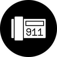 911 vettore icona stile