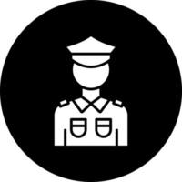 poliziotto vettore icona stile