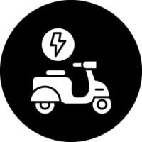 lungo gamma scooter vettore icona stile