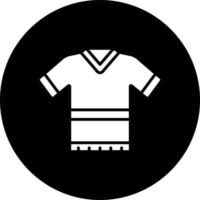Rugby camicia vettore icona stile
