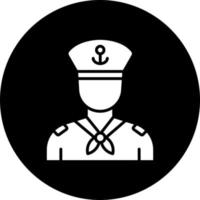 marinaio vettore icona stile