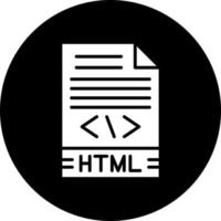 html vettore icona stile