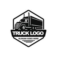 illustrazione vettoriale di design del logo del camion