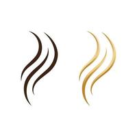 simbolo di vettore del logo dei capelli, icona dell'illustrazione