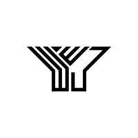 wwj lettera logo creativo design con vettore grafico, wwj semplice e moderno logo.