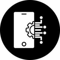 mobile tecnologia vettore icona stile