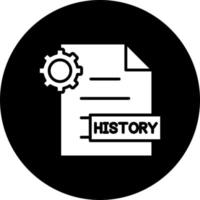 progetto storia vettore icona stile