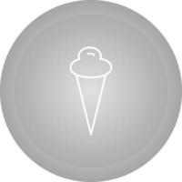 gelato cono vettore icona