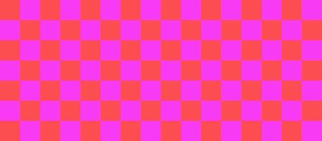 scacchi rosa sfondo modello nel retrò stile vettore illustrazione