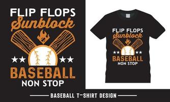 baseball camicia disegno, baseball tipografia vettore maglietta design modello