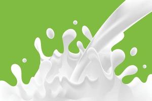 latte spruzzo sfondo gratuito vettore