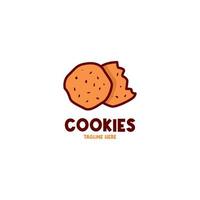 vettore biscotti logo design concetto illustrazione idea