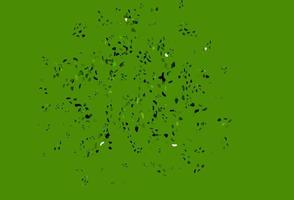 modello vettoriale verde chiaro con forme caotiche.