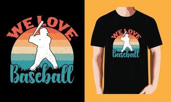 noi amore baseball vettore