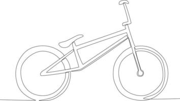 un' moderno bicicletta per gli sport vettore