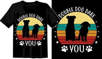 retrò Vintage ▾ cane amante maglietta disegno, grafico per t camicia, tipografico maglietta design vettore