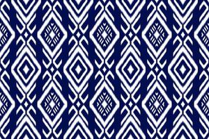 etnico ikat senza soluzione di continuità modello nel tribale. americano, messicano stile. azteco geometrico ornamento Stampa. vettore