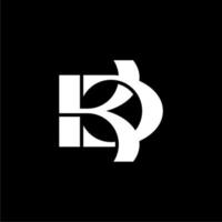 unico kd monogramma lettera logo. memorabile design per il tuo attività commerciale identità vettore