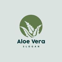 aloe Vera logo, erbaceo pianta vettore, illustrazione simbolo icona semplice design vettore