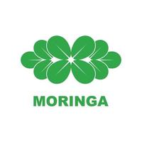 verde moringa foglia logo, per erbaceo ingredienti, moringa agricoltura, Salute, medicina industria, bellezza, terapia, concetto design vettore illustrazione icona modello con un' moderno concetto