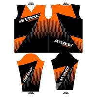 pronti per la stampa sublimazione motocross lungo manica maglia design vettore
