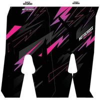 pronti per la stampa sublimazione motocross pantaloni design vettore