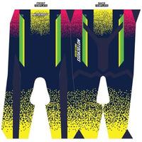 pronti per la stampa sublimazione motocross pantaloni design vettore