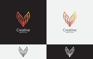 creativo logo design vettore arte eps
